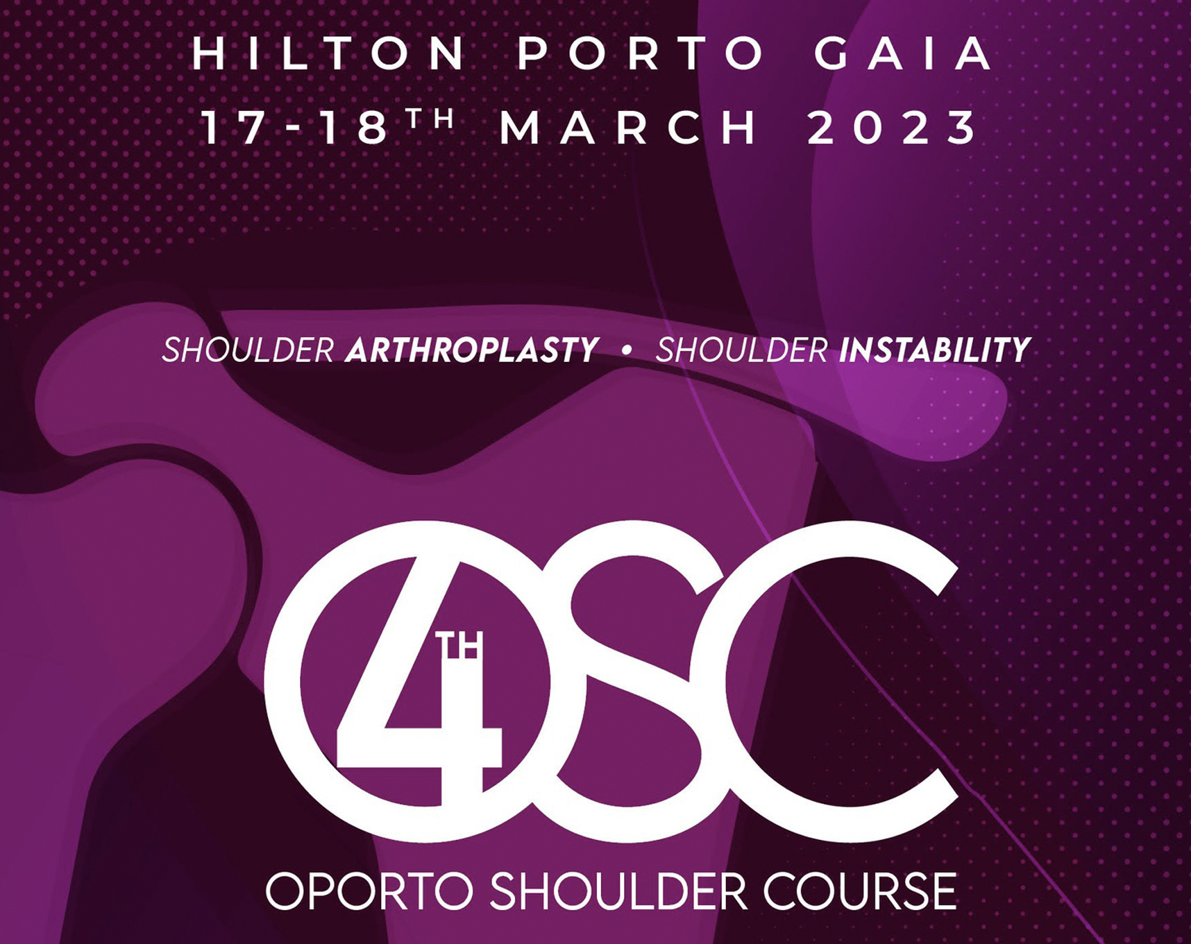 Imagem de apresentação do "Oporto Shoulder Course"