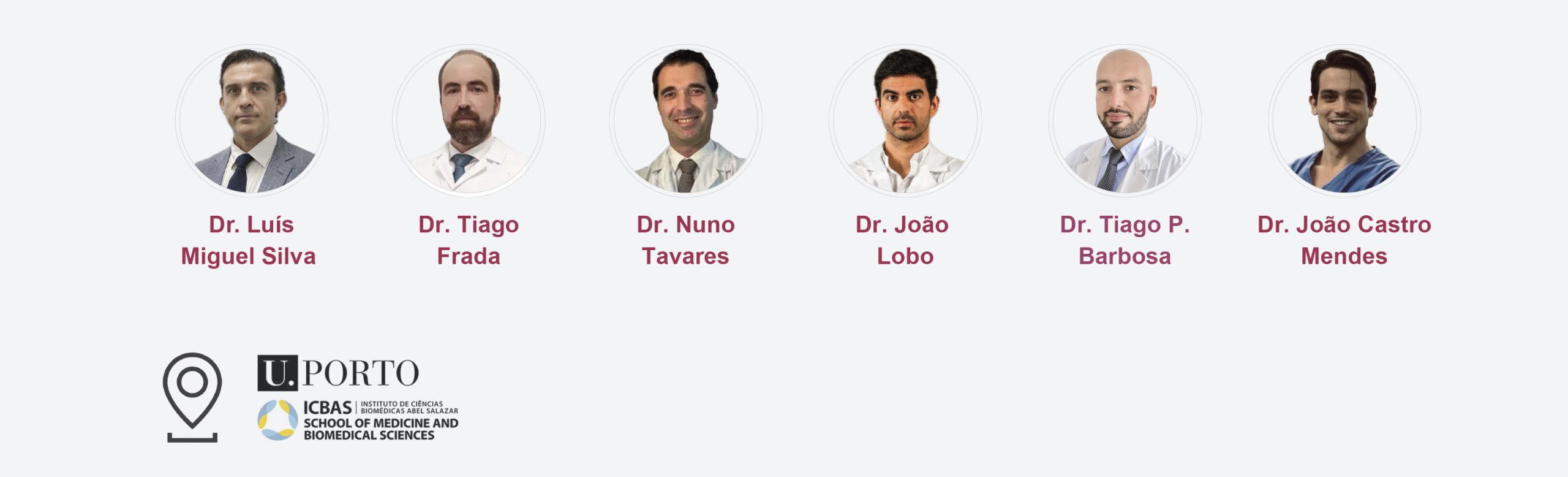Oradores do I Curso de Artroscopia do INSIDEORTHO